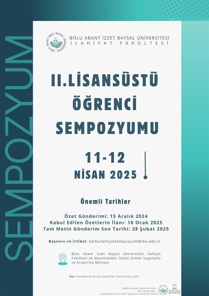 II. Sempozyum Kapak